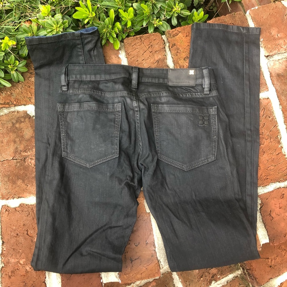 BCBGMaxAzria May skinny icy night wax jeans sz 28 - Picture 3 of 11